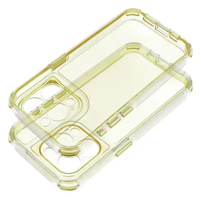 MATRIX CLEAR Vāks iPhone 15 Pro, Dzeltens