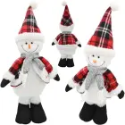 DECORATIVE SNOWMAN 50CM RED — Photo 3