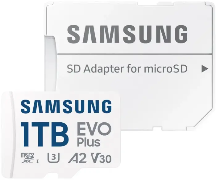 SAMSUNG EVO Plus 2024 MicroSDXC 1TB + SD Adapter / CL10 UHS-I U3 / A2 / V30