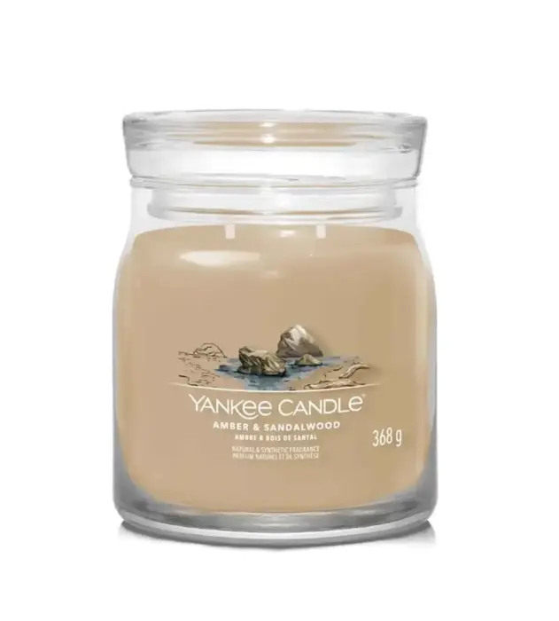 Yankee Candle Signature Dzintara un Sandalkoka