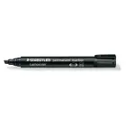 Permanent marker STAEDTLER LUMOCOLOR 350, chisel tip, black — Photo 3