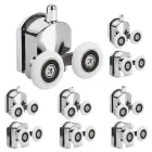 Rollers for shower cubicle set wheels 8 rollers — Photo 1