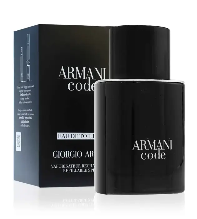 Giorgio Armani Code EDT for Men, 75ml Refillable