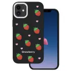 Strawberry ümbris iPhone 11, must — Foto 1
