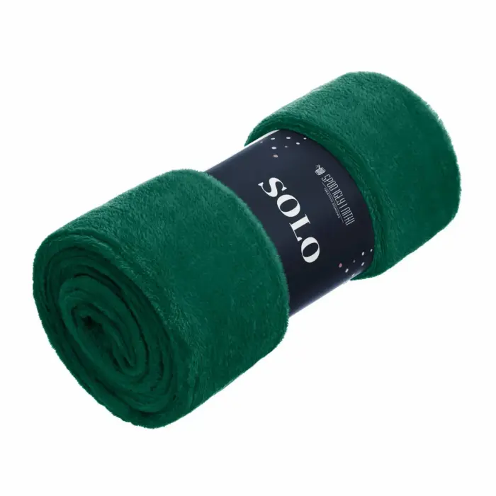 Solo Microfiber Throw and Bedspread 250x300 cm, Bottle Green