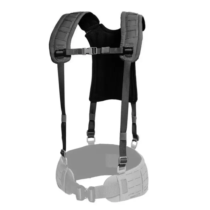 Templars Gear H-Harness 4-point Tactical Suspenders – MOLLE – Black