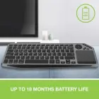TECHLY Wireless Dual BT/RF Touch Keyboard — Photo 14