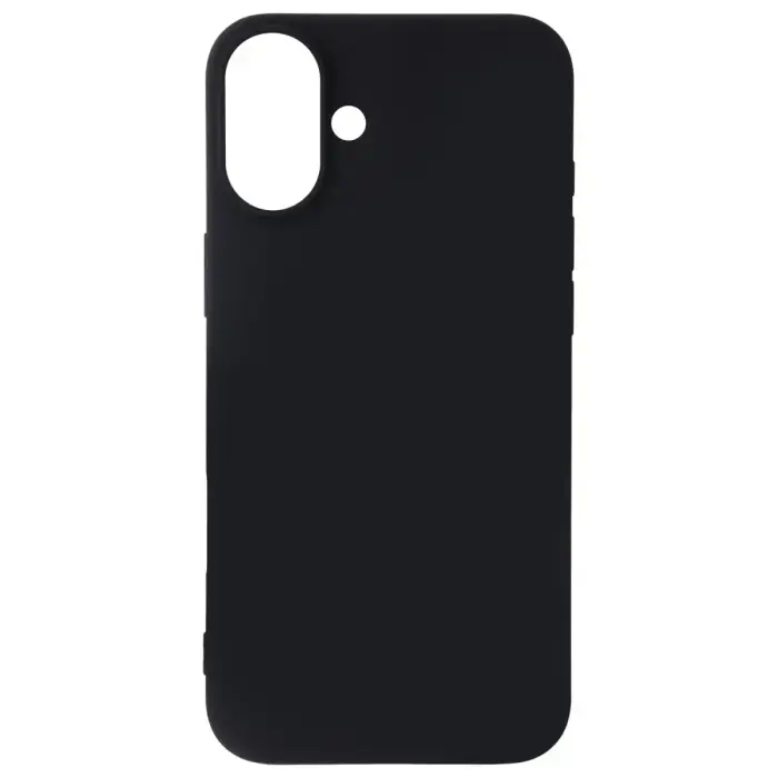Satin Flex iPhone 16 Plus dėklas juodas