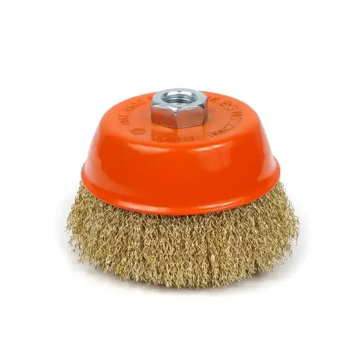 Polax Cup brush with thread for angle grinders M14 | 100mm Photo