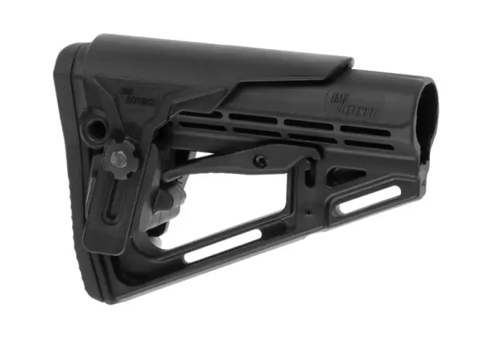 TS-1 Tactical Stock Mil Spec with Cheek Rest – Black