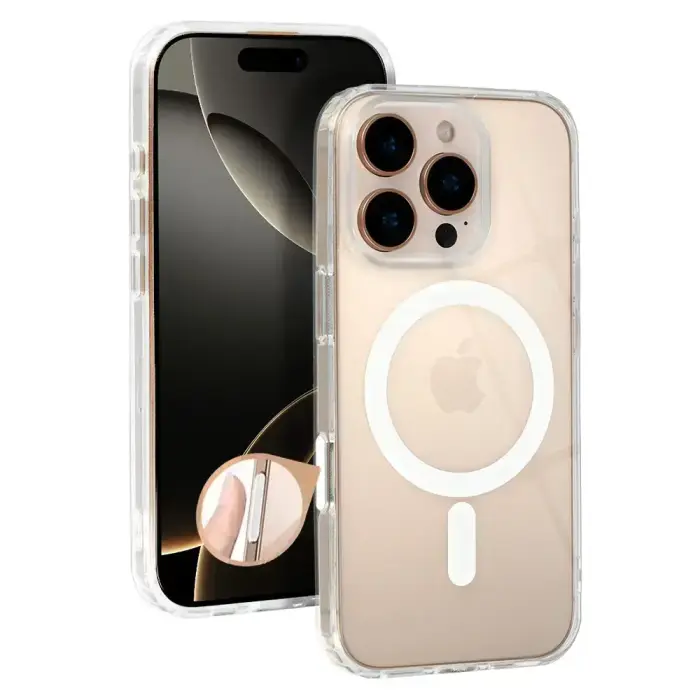 MagSafe Clear Camera Control Case for iPhone 16 Pro, Transparent