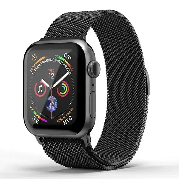 Ремешок SuperDry для Apple Watch 38/40/41 mm Series 4/5/6/7/8/SE/SE 2, черный