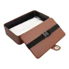 Tissue box with strap brown Фото num