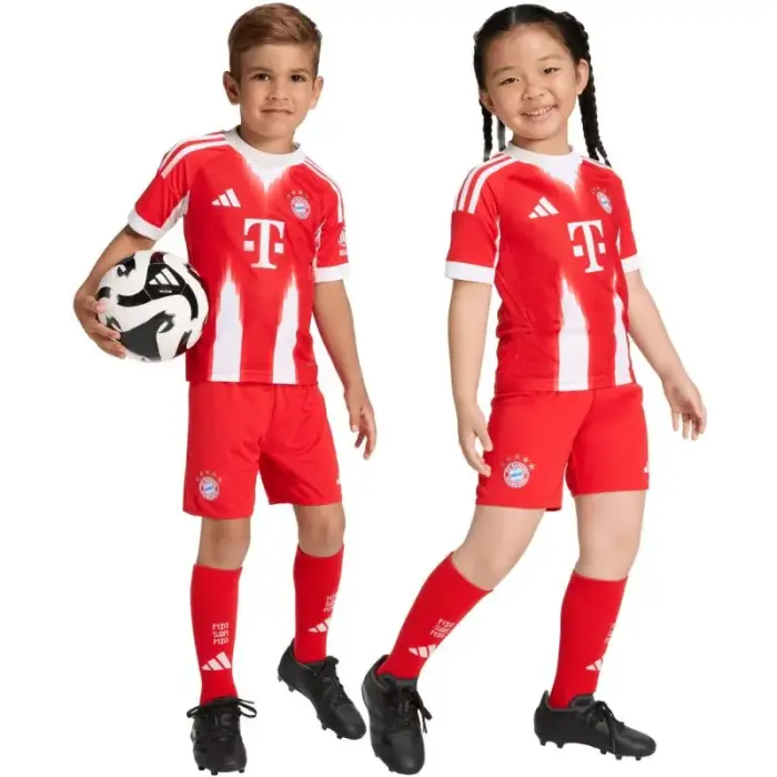 adidas FC Bayern 25/26 Home red JN8510 kids' sports set - Feature: 92cm