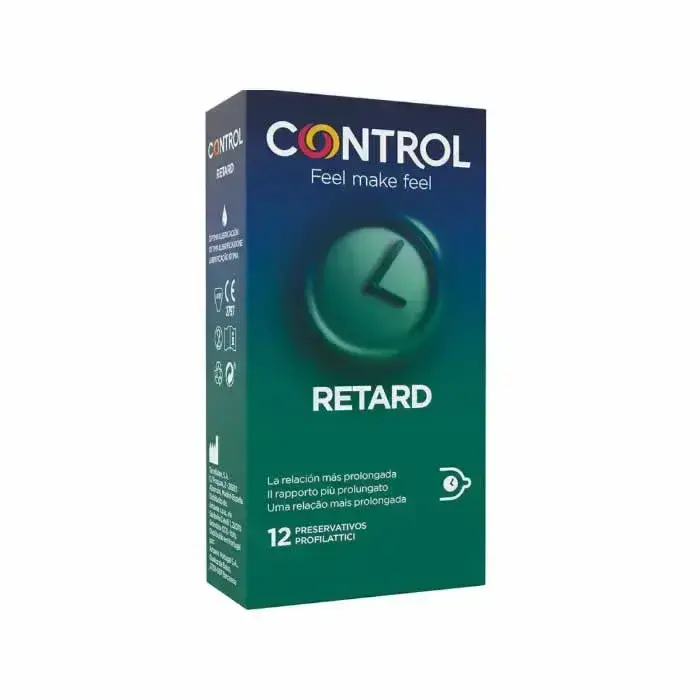 Control Retard Control Condoms, 12 Units, Nominal Length 54mm