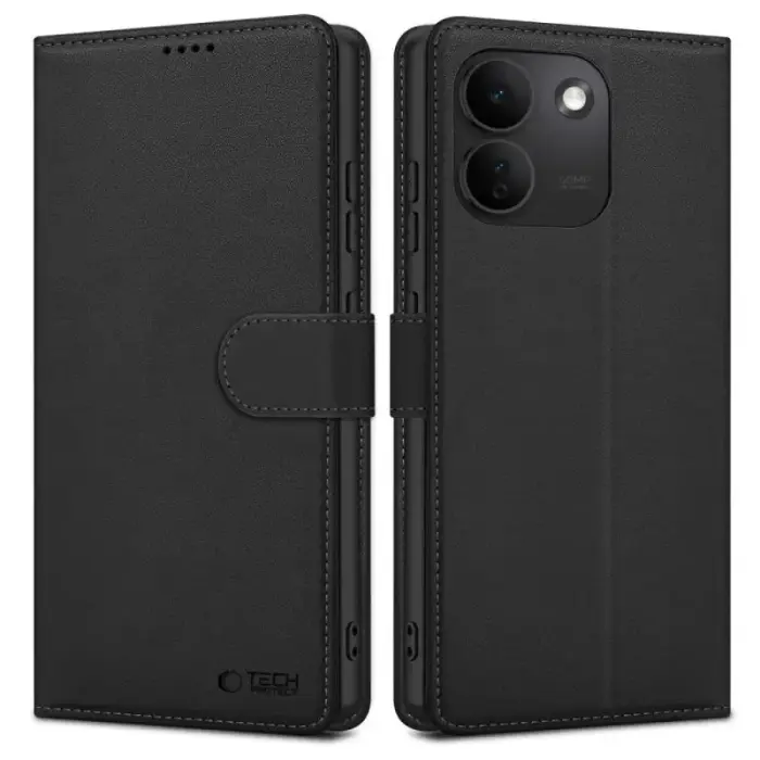 Tech-Protect Wallet Case for Xiaomi Redmi Note 17 Pro Max 5G - Matte Black