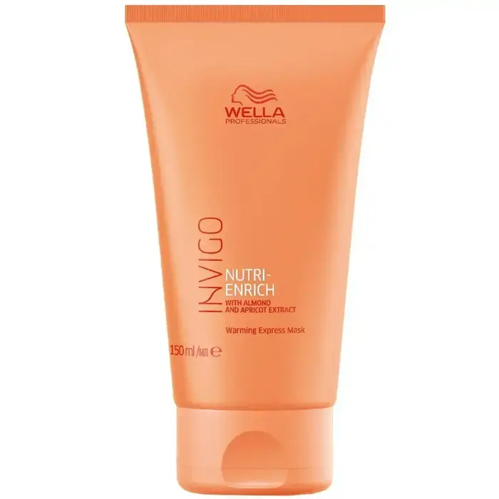Wella Professionals Invigo Nutri-Enrich Крем-маска для волос с экстрактом миндаля и абрикоса для блеска и мягкости, 150 мл