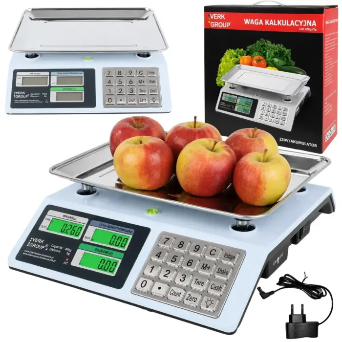 ELECTRONIC CALCULATORY CHECKING WEIGHTS 40kg EN