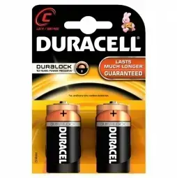 Duracell MN1400 Basic C (LR14) baterijas, 2 gab.