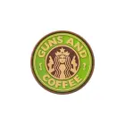 Guns and Coffee Rubber Patch — Photo 1
