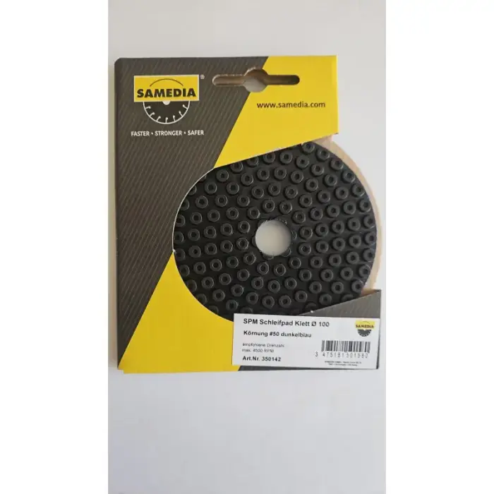 Samedia SPM Ø100, gr50 grinding pad na rzep do szlifowania powierzchni betonowych