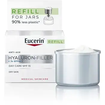 Eucerin Hyaluron-Filler+3x Effect Päevakreemi täitepakend SPF 15 - küpsele nahale 50ml