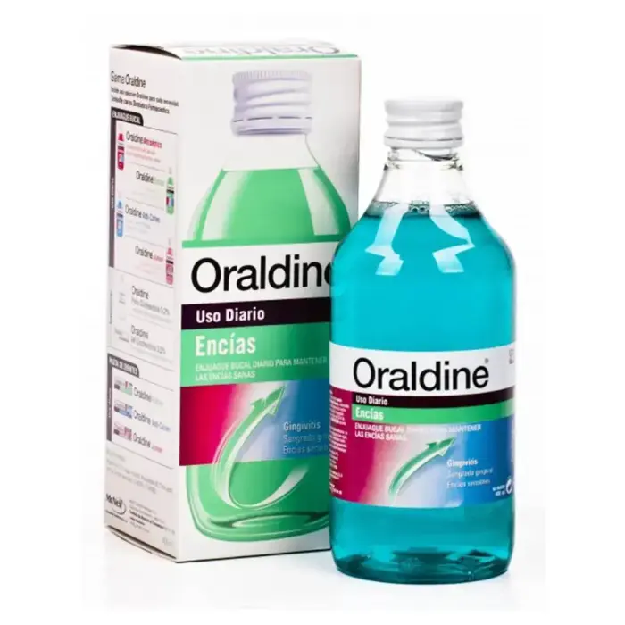 Oraldine Mutes skalojamais līdzeklis smaganām 400ml