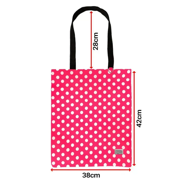 Shopping bag Wonder wzór 2 pink polka-dot Foto 6