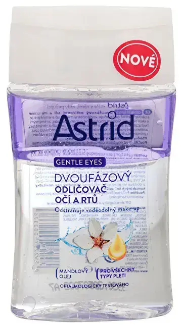Astrid Delicate Eyes Kahefaasiline silma- ja huulemeigieemaldaja 125 ml