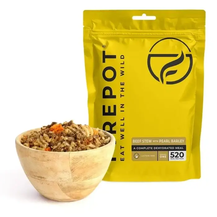 Dehydrated Meal Firepot Beef Goulash with Pearl Barley - 520 kcal