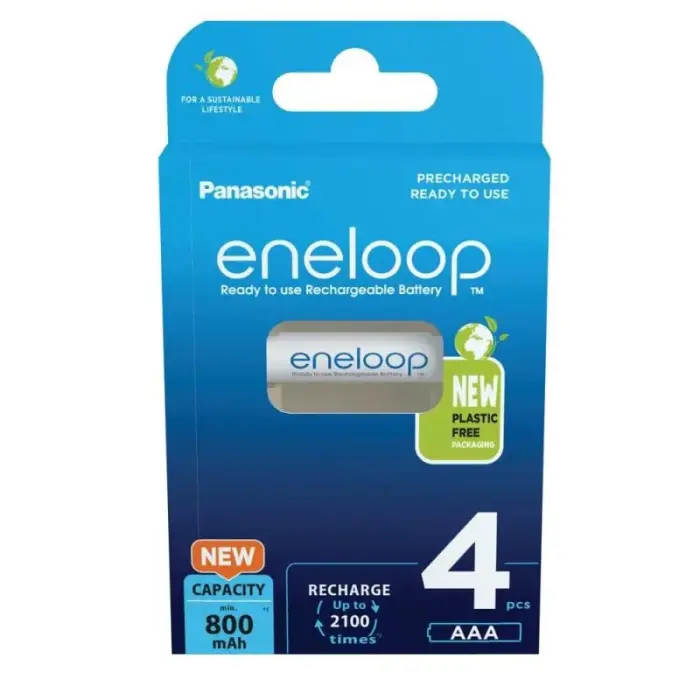 PANASONIC ENELOOP AAA 800 mAh 4 tk