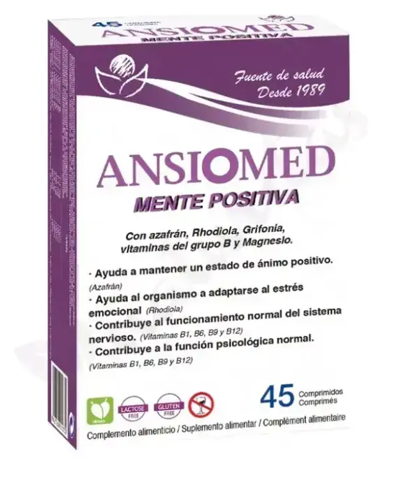 Bioserum Ansiomed Positive Mind 45 tabletės