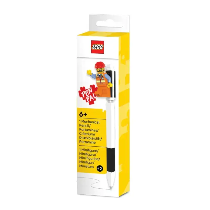 Lego black mehāniskais zīmulis with minifigure