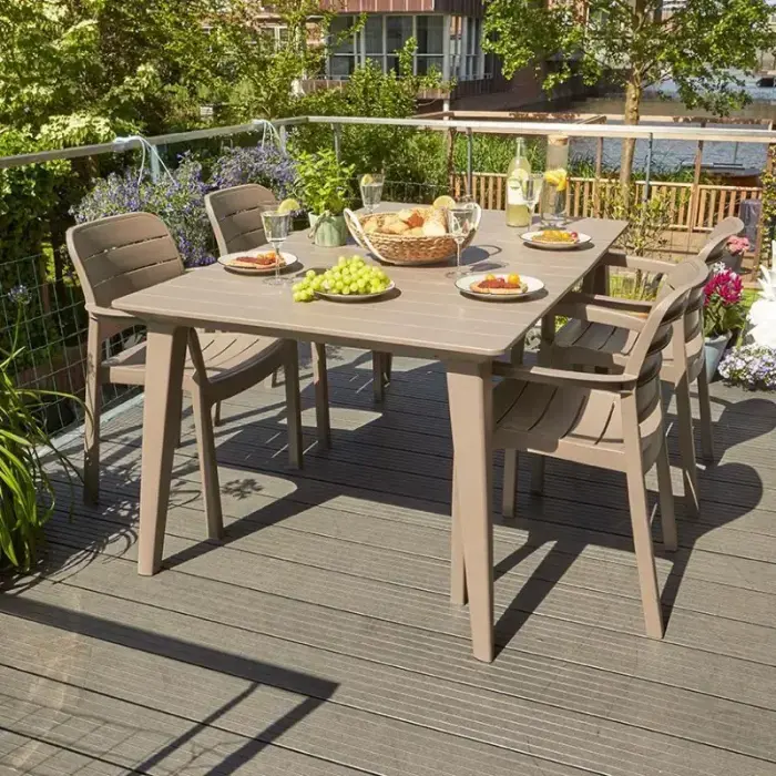 Dārza krēsls Tisara bēšs Foto 6