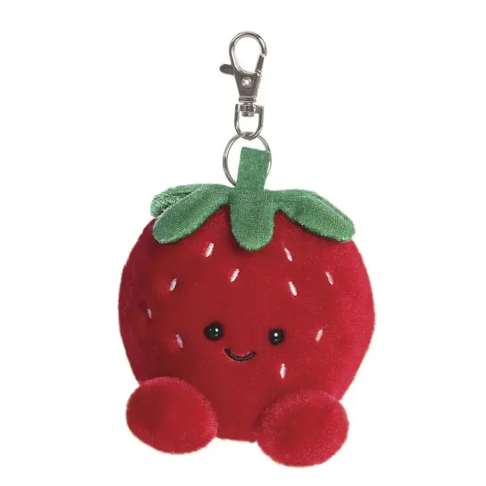 Palm Pals Strawberry pehme võtmehoidja 10cm