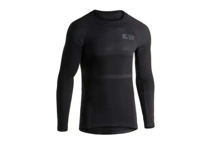 Merino Seamless Shirt LS (Black, 2XL)