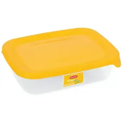 Food container, rectangular, 5L Fresh&Go, yellow