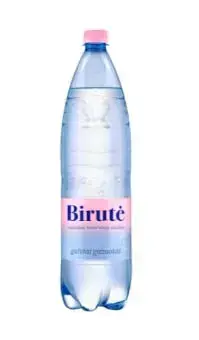 Natural mineral water Birute, sparkling, 1.5L