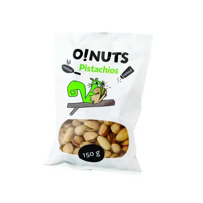 O!NUTS Фисташки жареные и соленые, 150 г