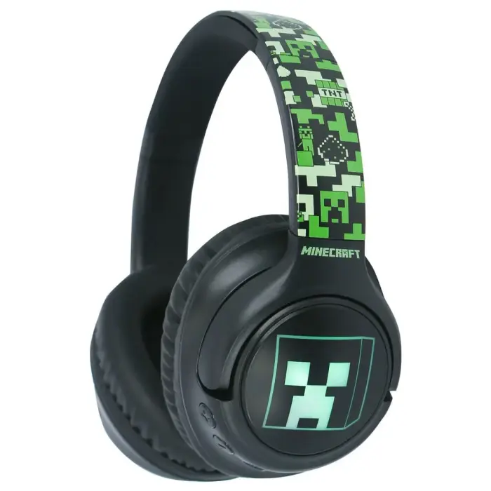 Minecraft belaidės LED ausinės
