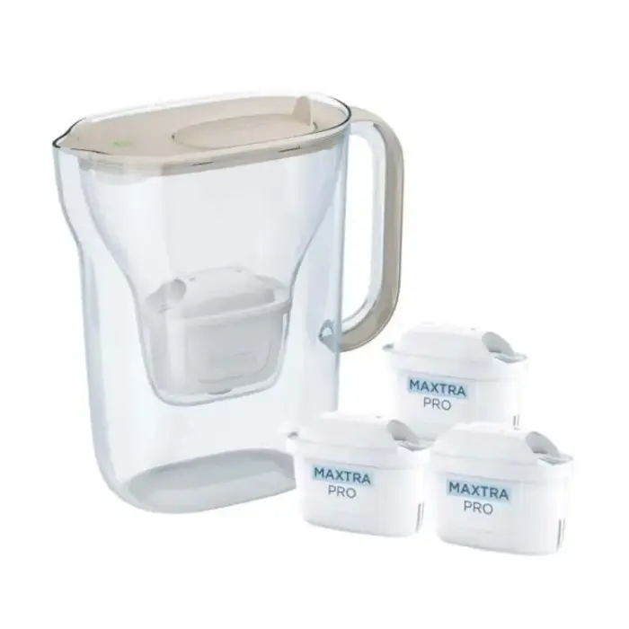 Brita Style Essential veekann + 3 MaxtraPro PP filtrit (liivakollane)