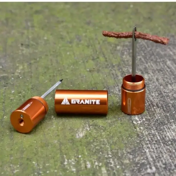 GRANITE STASH Tire Repair Kit Orange