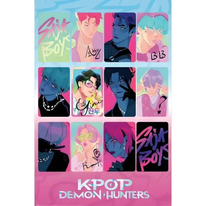 KPop Demon Hunters Luz Y Oscuridad Poster