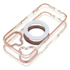 Case for iPhone 15 Frame Circle Stand compatible with MagSafe gold — Foto 2