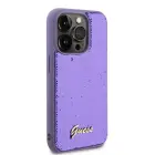 Guess Sequin Script Logo vāks iPhone 14 Pro Max Violets — Foto 3