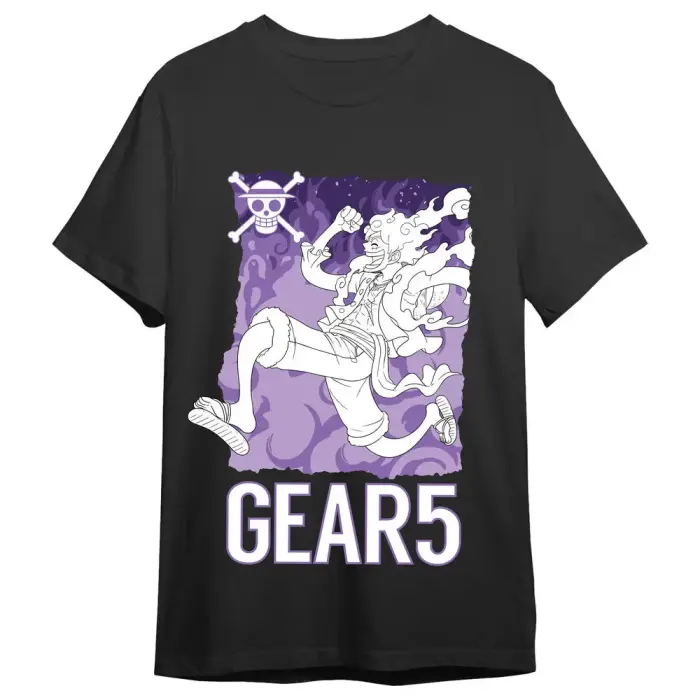 One Piece Monkey D. Luffy Gear 5 täiskasvanute t-särk