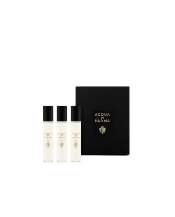 Acqua di Parma Signatures Of The Sun Perfume Set: Sakura, Yuzu, Osmanthus Eau de Parfum, Unisex, 3 x 12 ml