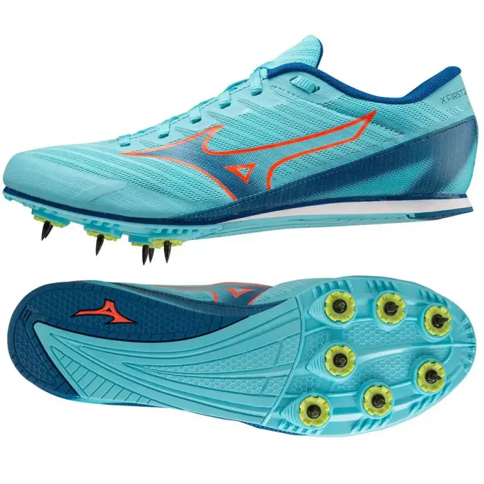 Mizuno X FIRST 2 Viegatlētikas apavi ar tapām U1GA233001 Zils 43