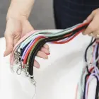 Universal neck strap for phones navy blue Фото num