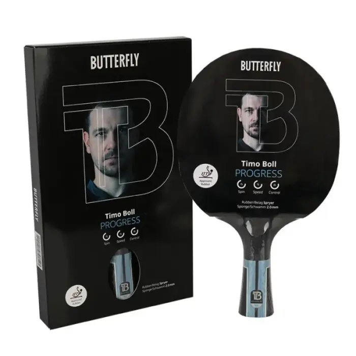 Butterfly Timo Boll Progress Racket - Rodzaj uchwytu: FL- wklęsły